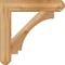 Ekena Millwork Imperial Craftsman Rough Sawn Bracket w/ Offset Brace, Western Red Cedar, 6"W x 24"D x 24"H BKT0604X24X24IMP04RWR - alternate 4